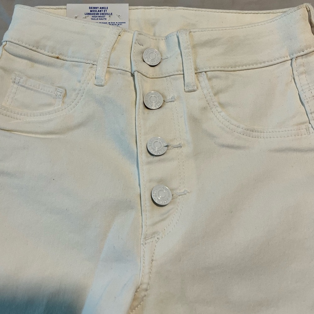 H&M vintage White Jeans